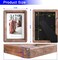 5x7 Picture Frame - Rustic Wooden Picture Frame with Real Tempered Glass, Gift Box Barn Wood Frame with Rounded Corner, Suitable for Hanging or Tabletop Display